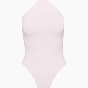 Aritzia babaton contour cross cross halter bodysuit